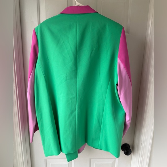 NWT Emily McCarthy Bristol Blazer Size XXL Watermelon Sugar Double Breasted - Picture 5 of 6